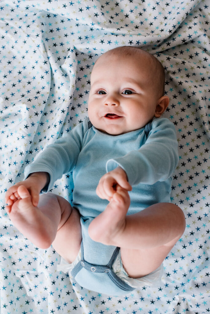 Focení miminka doma miminko